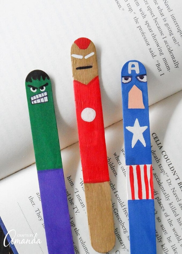 Super Hero Bookmarks