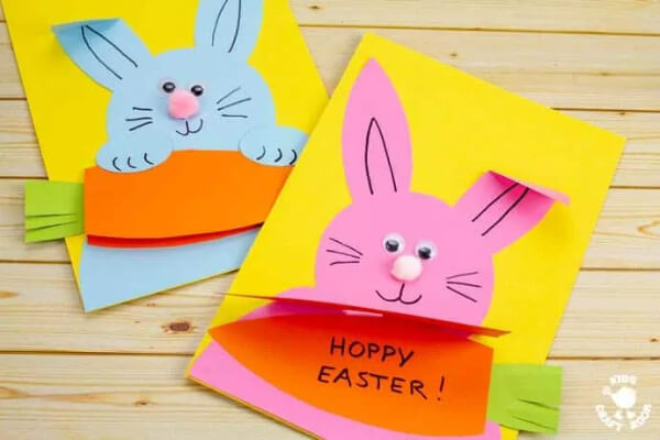 Rabbit Easter Cards Easter Bunny Crafts for Kids