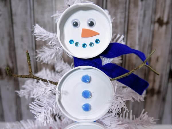 Christmas Snowman Craft For Preschoolers