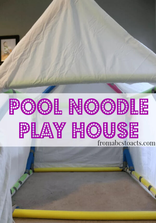 Amazing Pool Noodle Playhouse