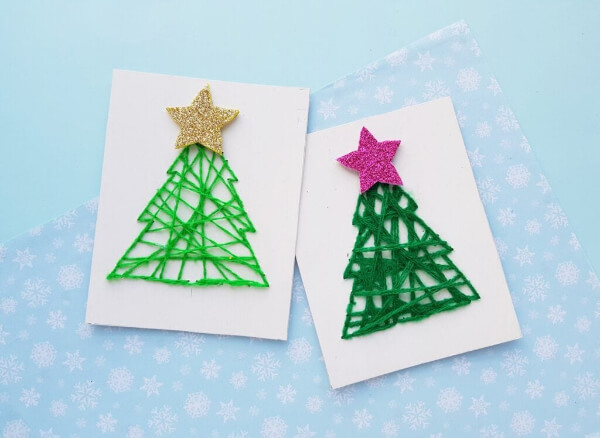 Christmas Tree String Art Stencil