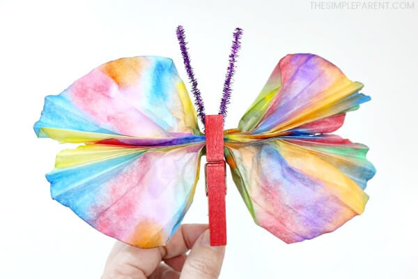 Easy Butterfly Crafts for Kids - Catch the Flying Butterfly - Kidpid
