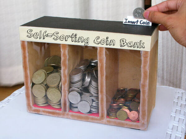 DIY Personal Self-Sorting Coin Bank Kit