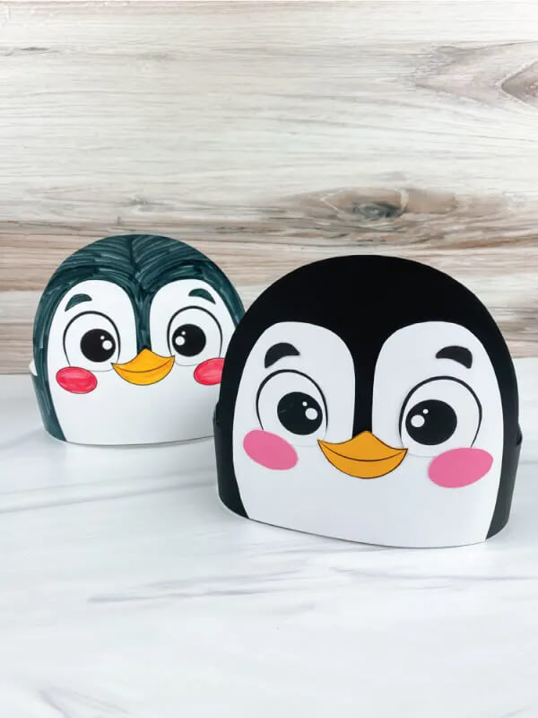 Penguin Hand band Craft Winter Craft For Kids