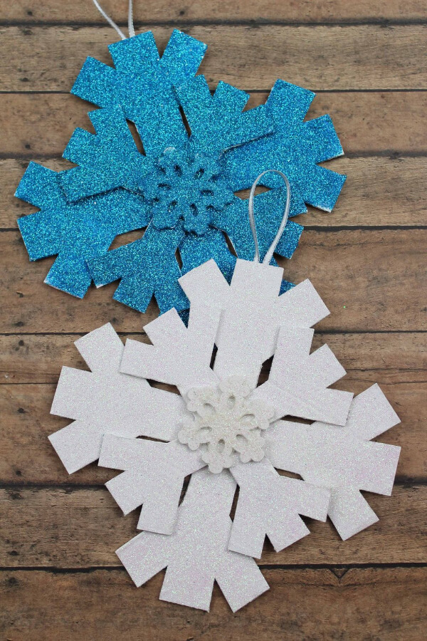 Winter Craft Snowflake Decorations