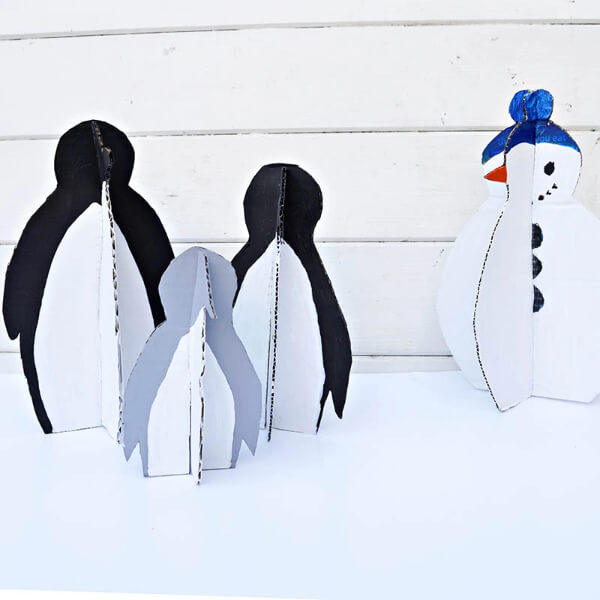 DIY Cardboard Penguin