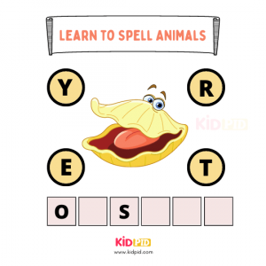 Learn to Spell Animals - Printable Workbook for Kids - Kidpid