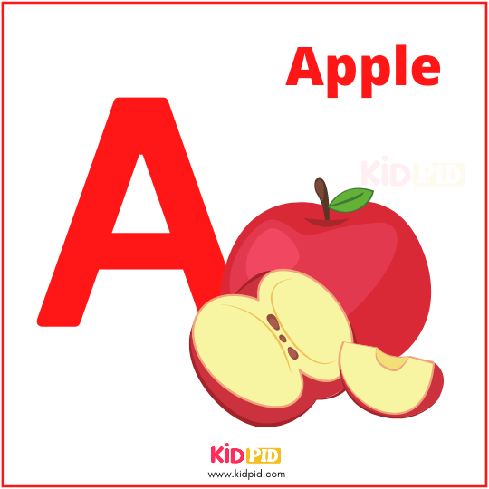 A For Apple Fruit Alphabet