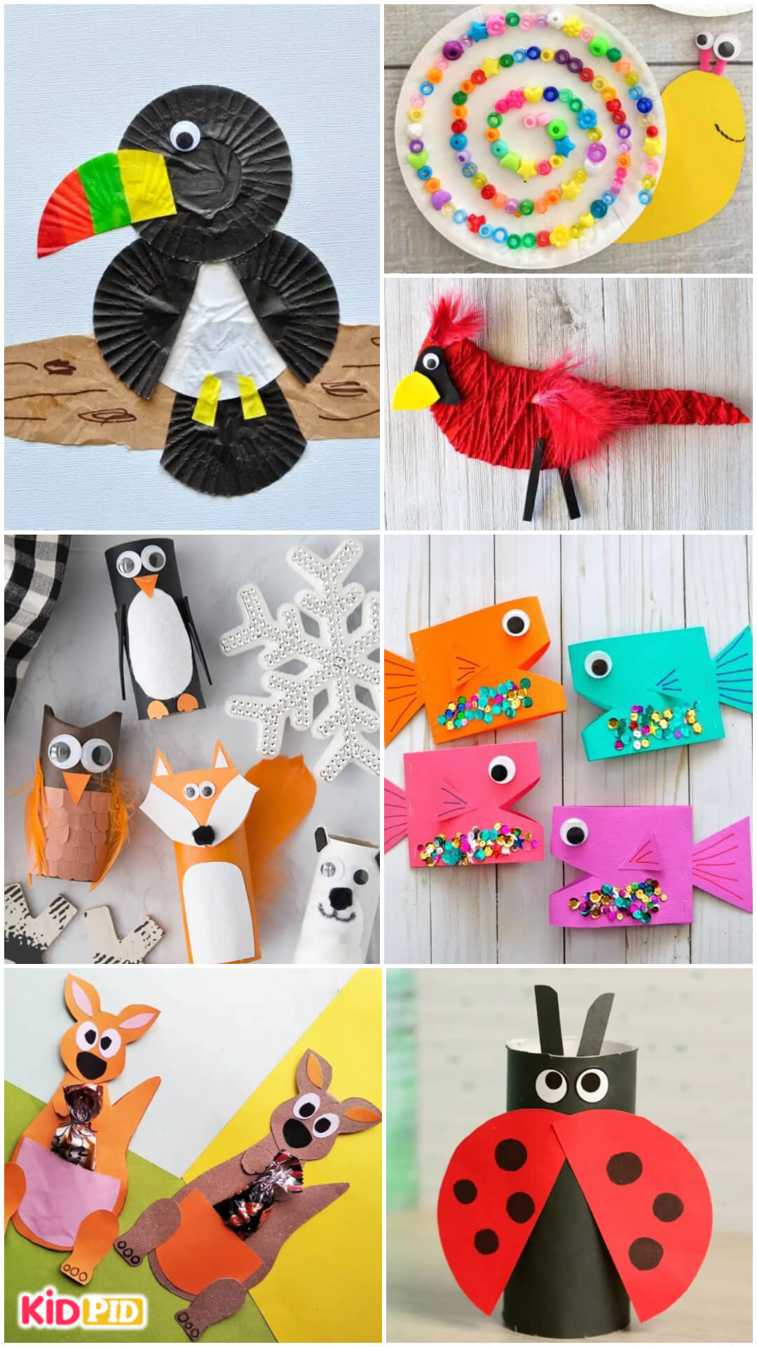 Animal Crafts For Kids to Make at Home