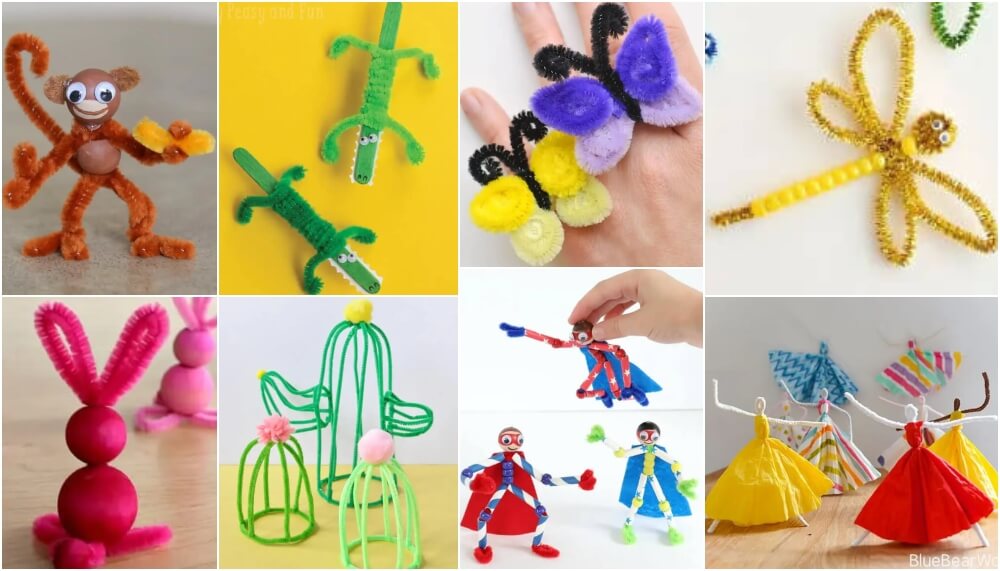 Best Pipe Cleaner Crafts For Kids This Year - Kidpid