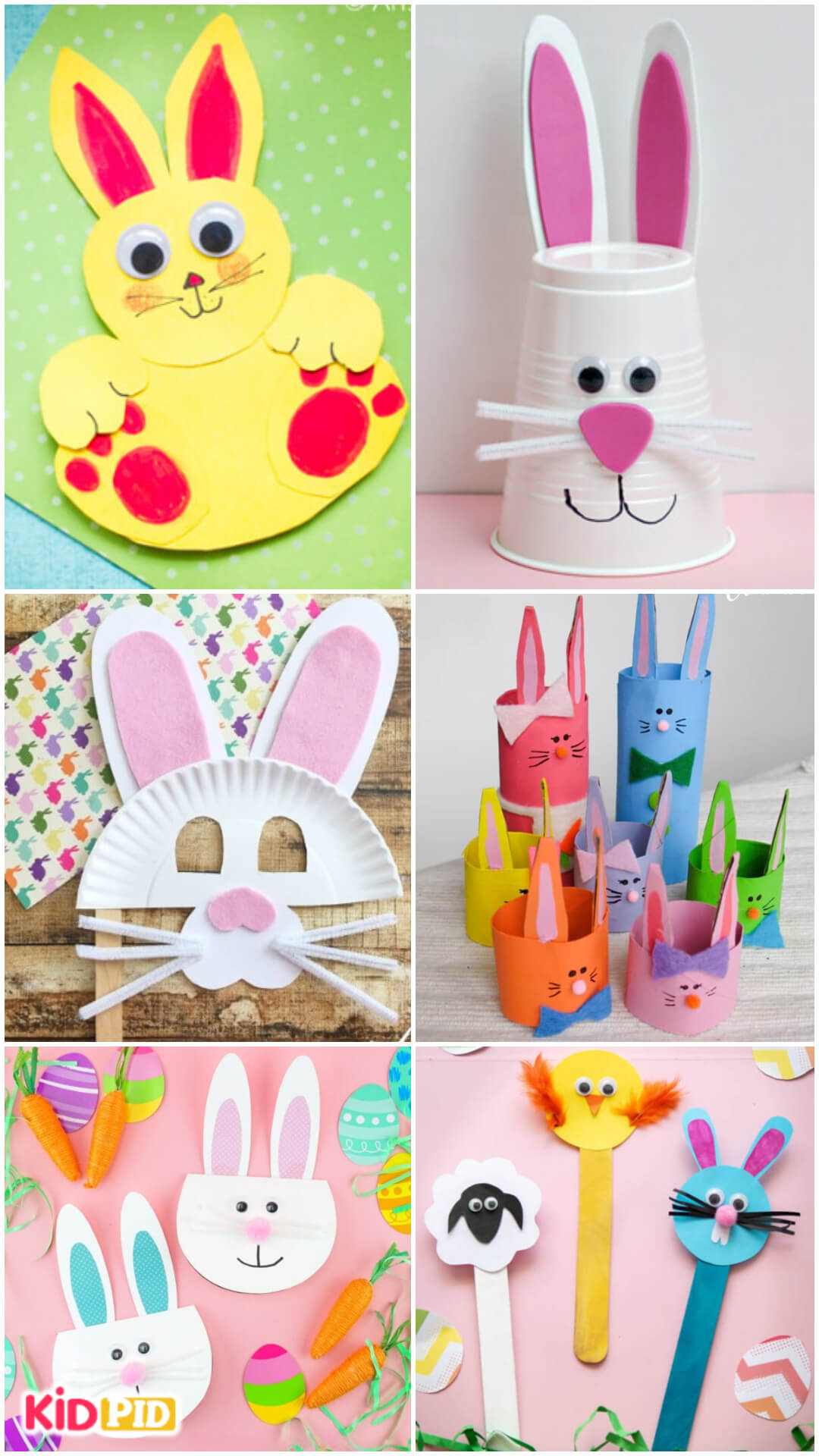 Bunny Crafts for Kids to Make at Home