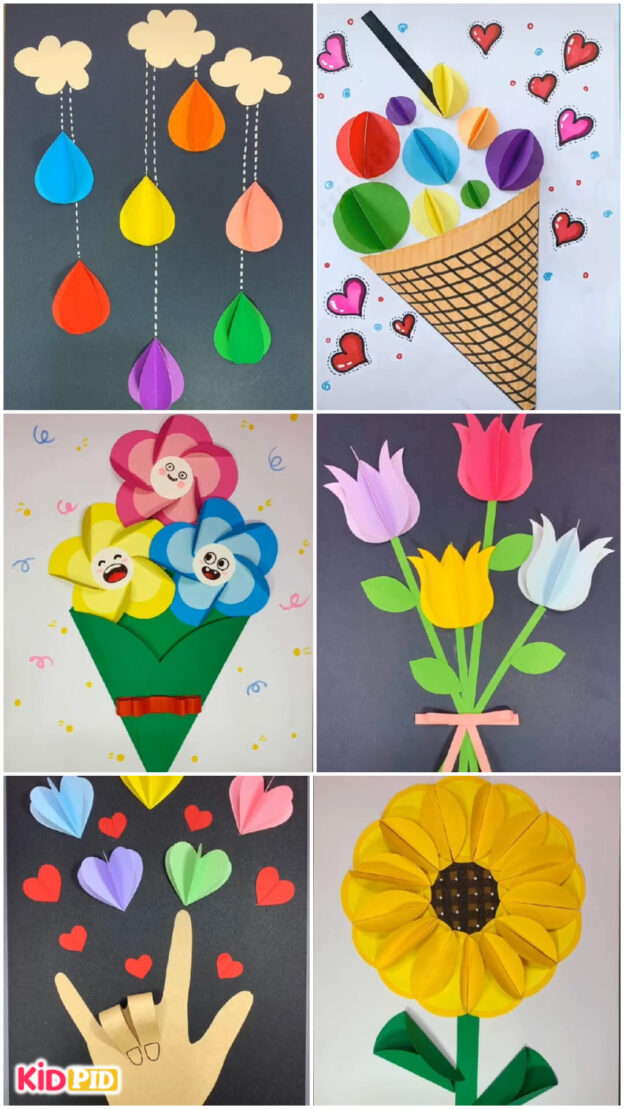 Easy Paper Craft Ideas for Kids - Kidpid