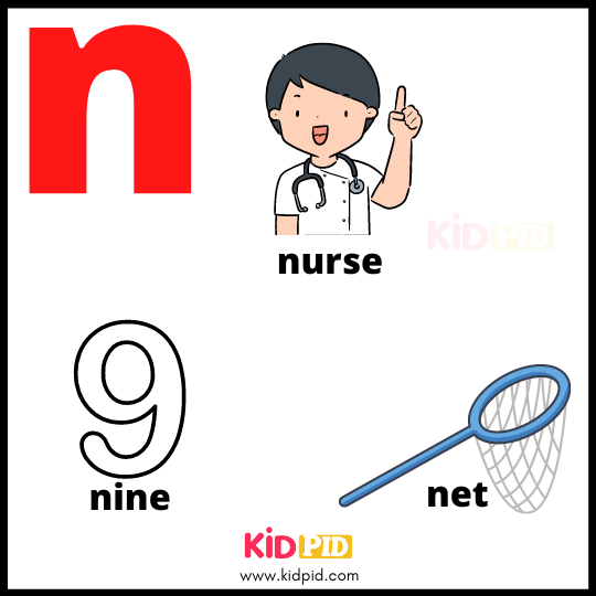 Alphabet Of N