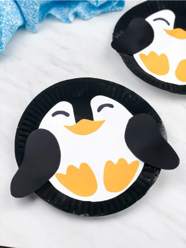 Paper Plate Penguin