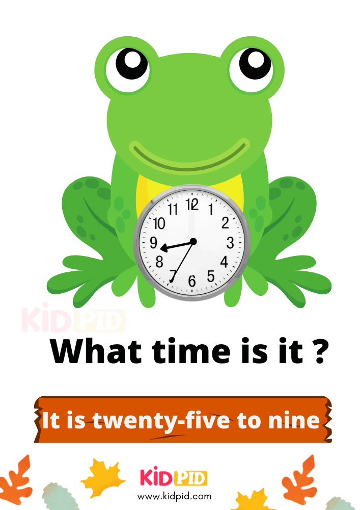 It Is Twenty-five to Nine