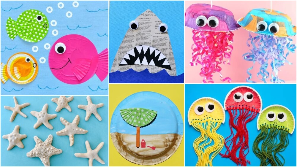 Salt Dough Starfish Kids Craft - The Crafting Chicks