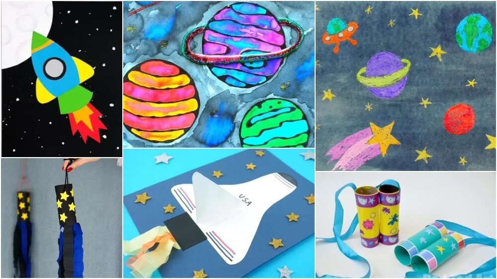 outer space art for kids