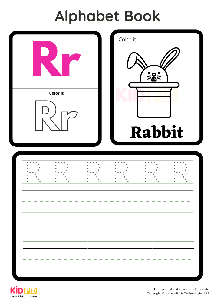Alphabet Activity Book- R