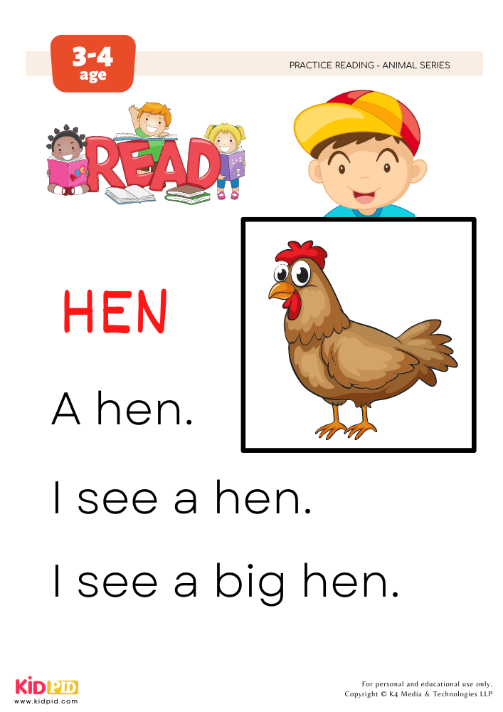 Let's Read Hen