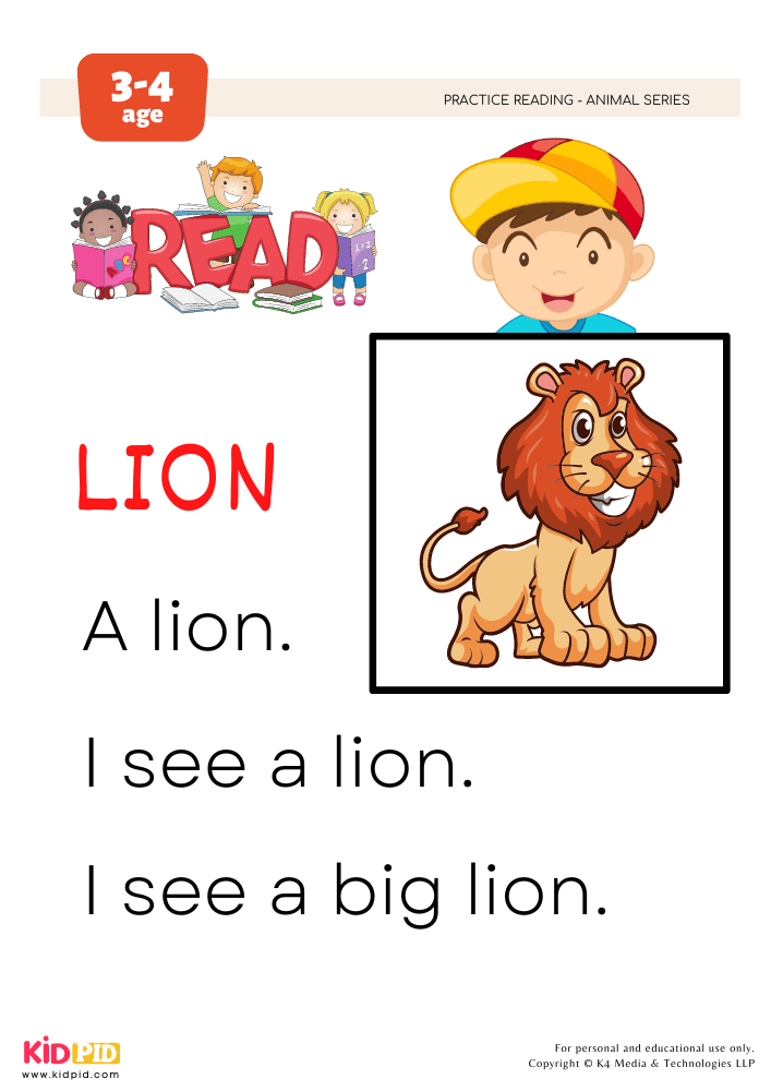 Let's Read Lion