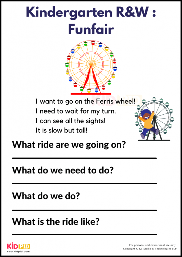Reading and Writing Printable Worksheets - Kidpid