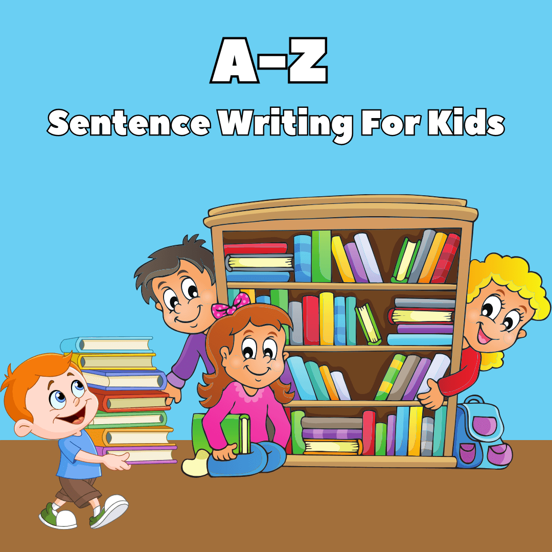 A-Z Sentences Writing For Kids-Book Cover