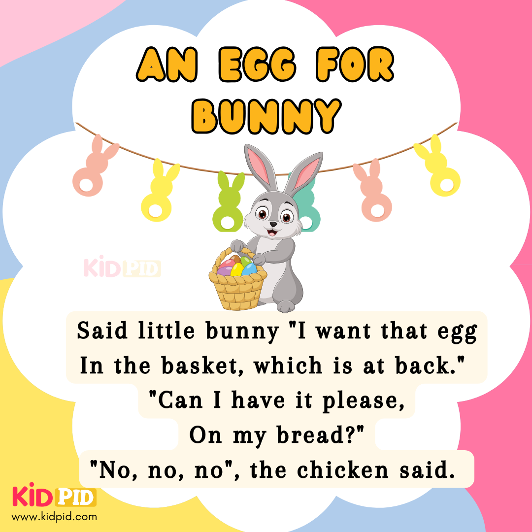 An Egg For Bunny-Small Poems for Kids