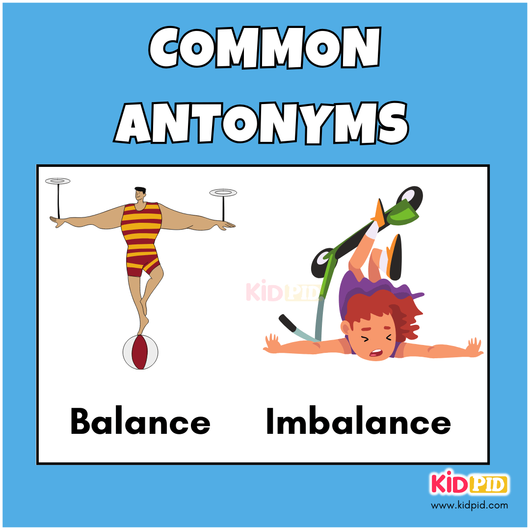 Balance - Imbalance - Common Antonyms