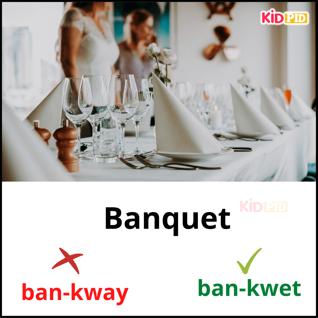 Banquet-English Pronunciation Practice