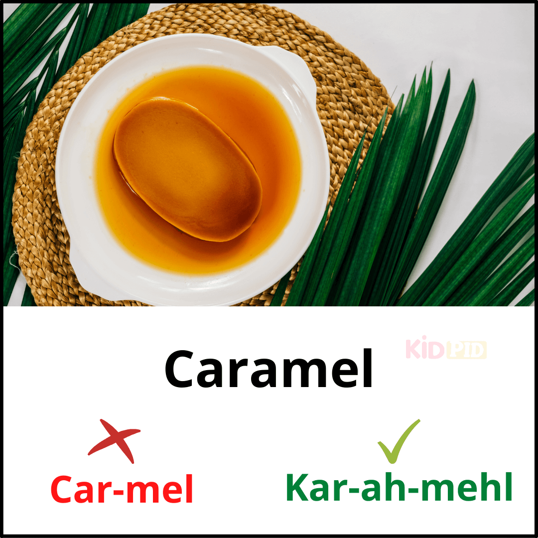 Caramel-English Pronunciation Practice