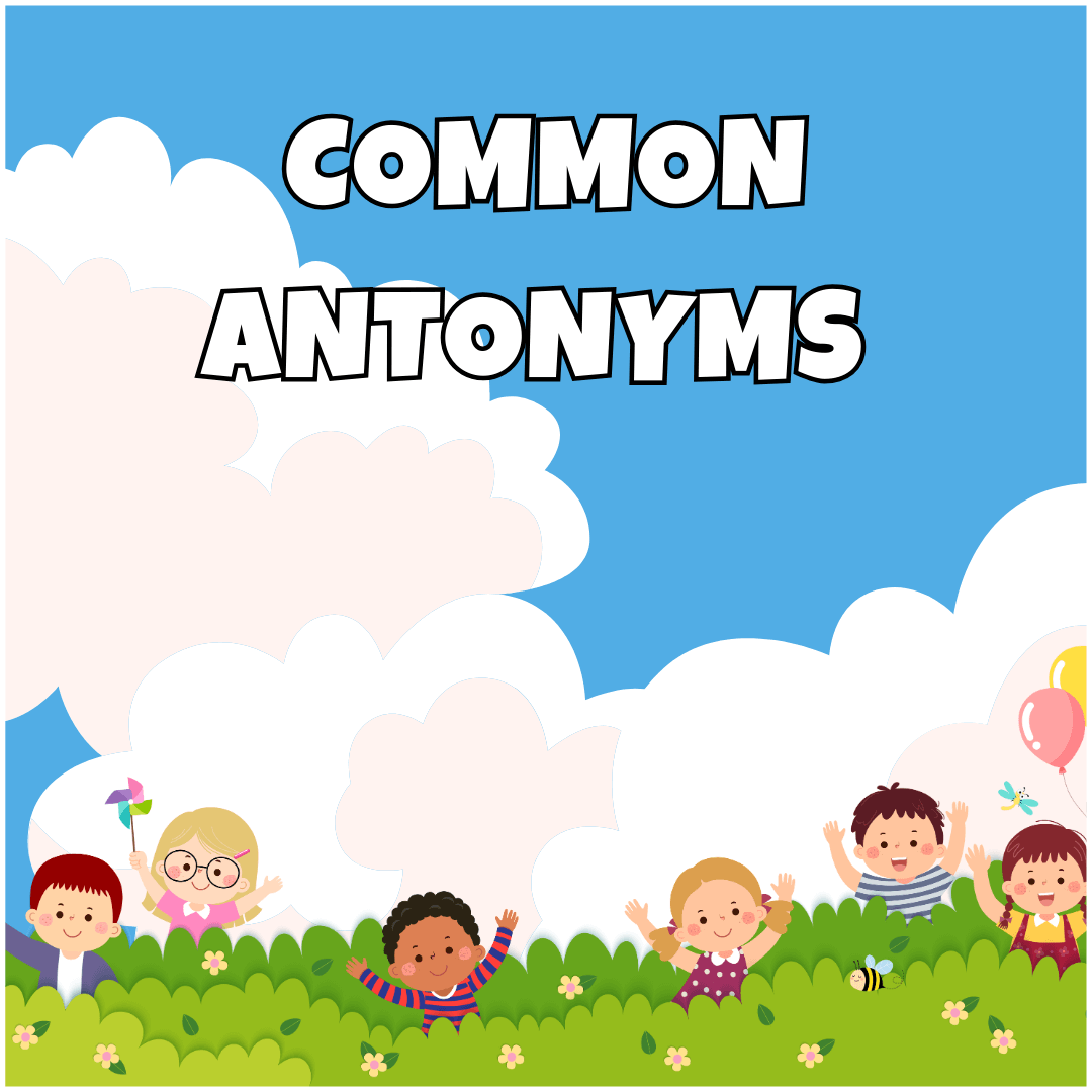 Common Antonyms - Book Cover