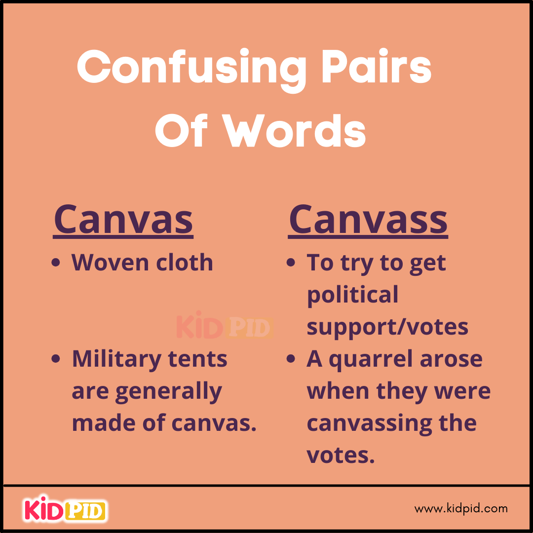 Confusing Pairs Of Words (15)