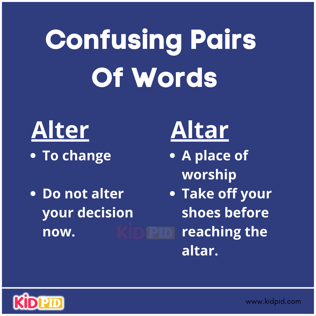 Confusing Pairs Of Words (2)
