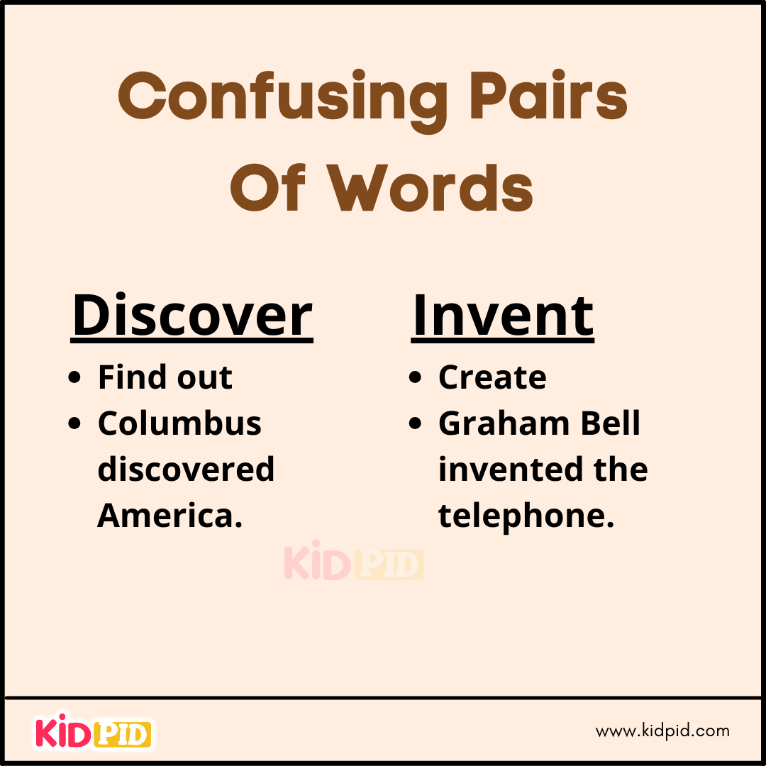 Confusing Pairs Of Words (24)
