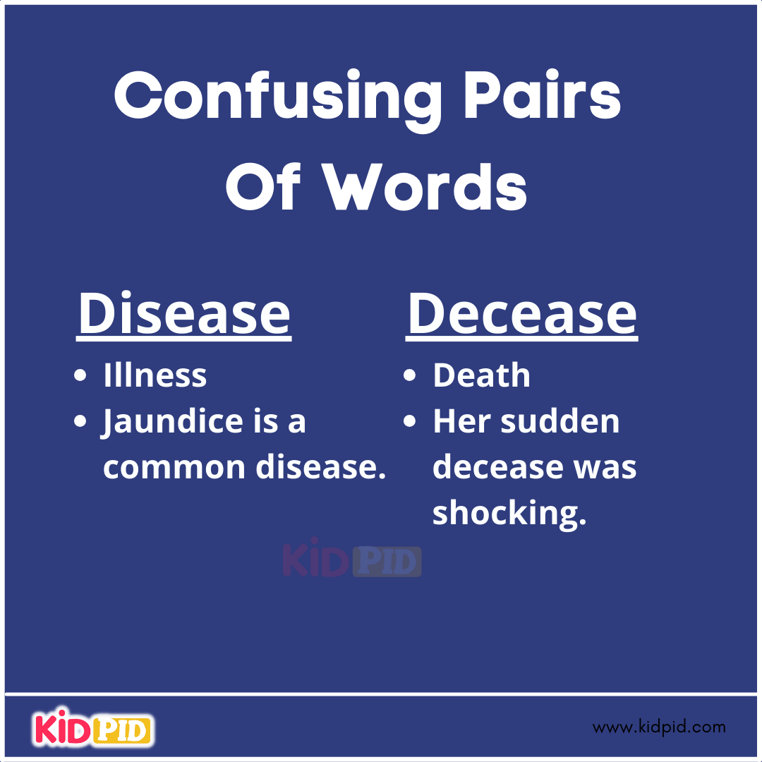 Confusing Pairs Of Words (25)
