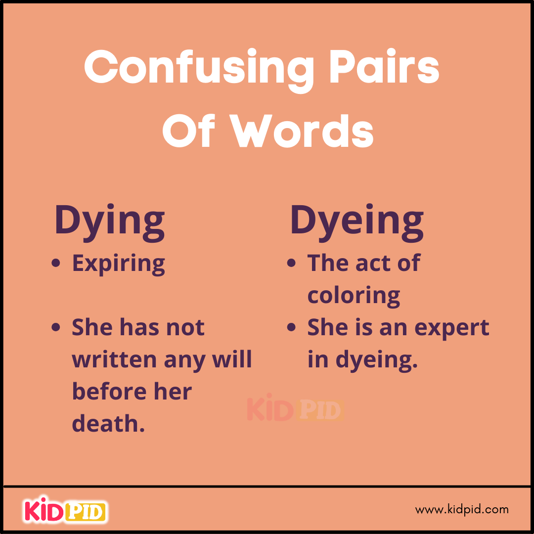 Confusing Pairs Of Words (28)