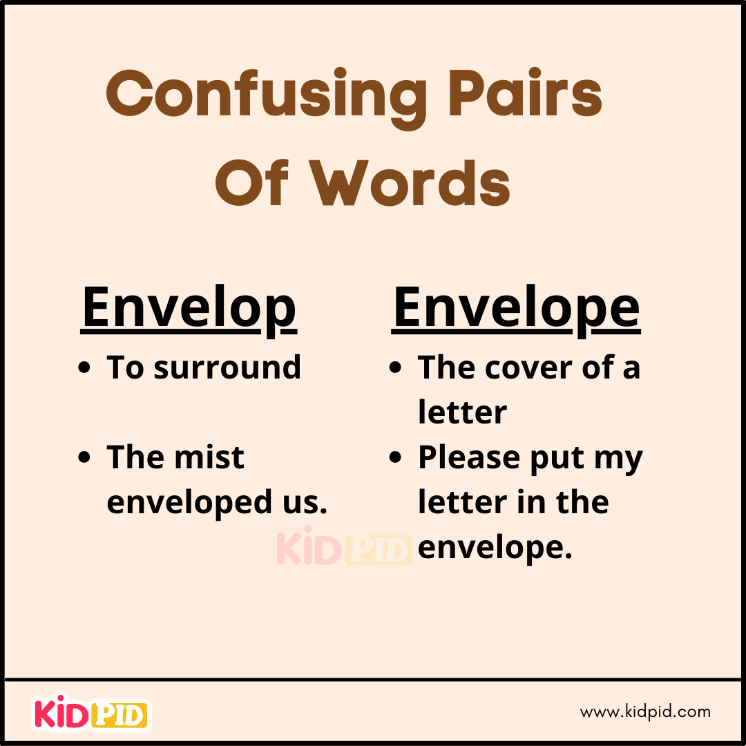 Confusing Pairs Of Words (30)