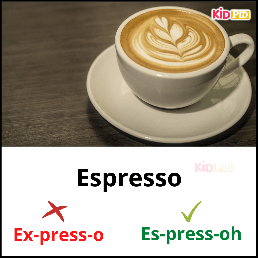 Espresso-English Pronunciation Practice