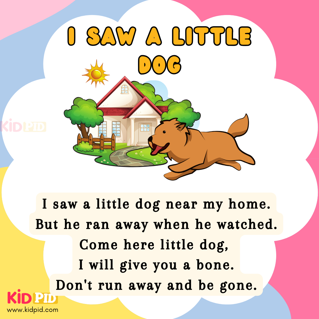 I Saw A Little Dog-Small Poems for Kids