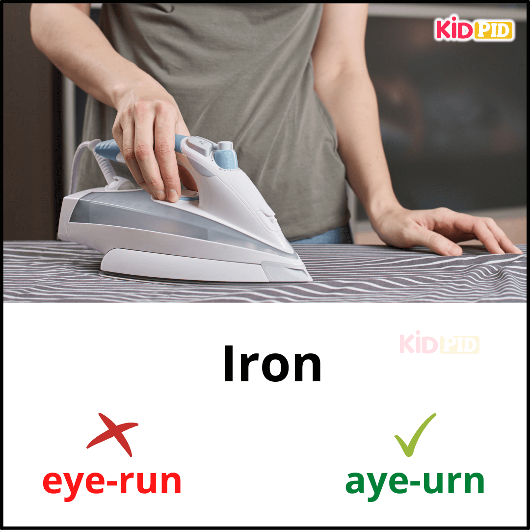 Iron-English Pronunciation Practice