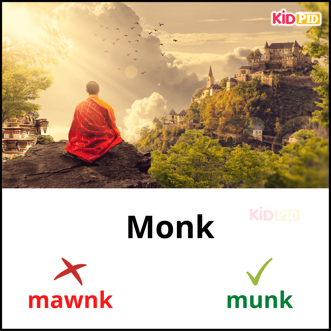Monk-English Pronunciation Practice
