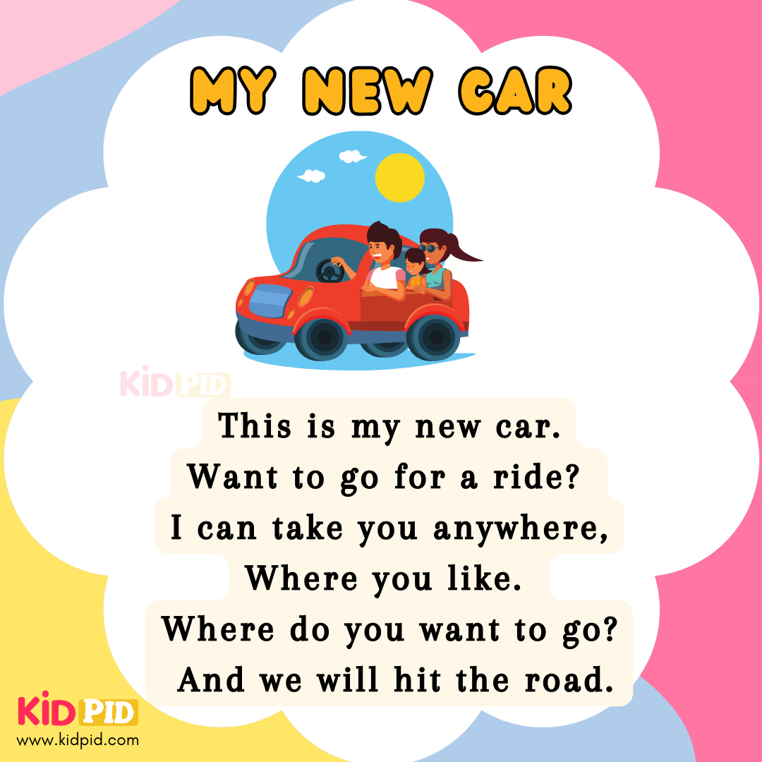 My New Car-Small Poems for Kids