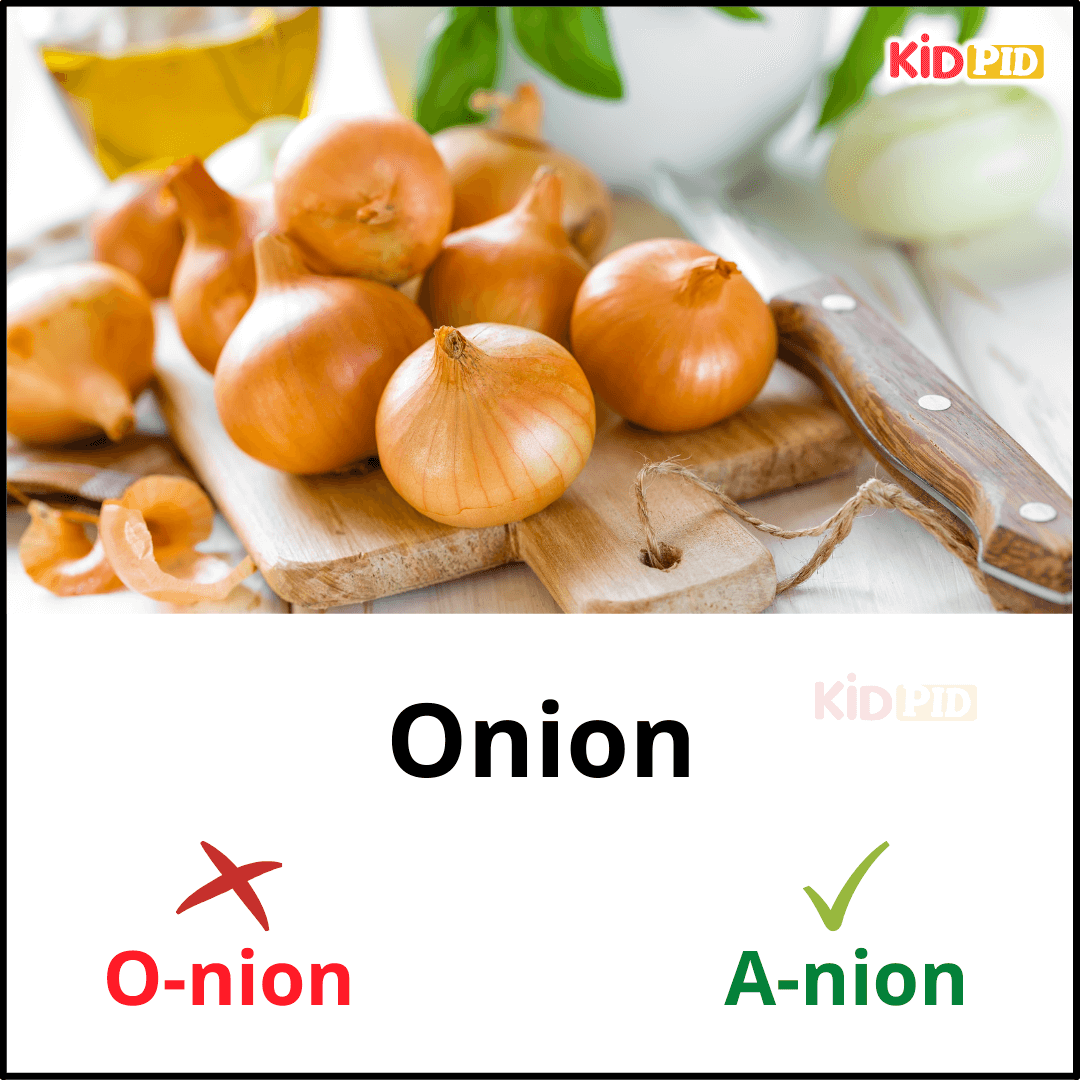 Onion-English Pronunciation Practice