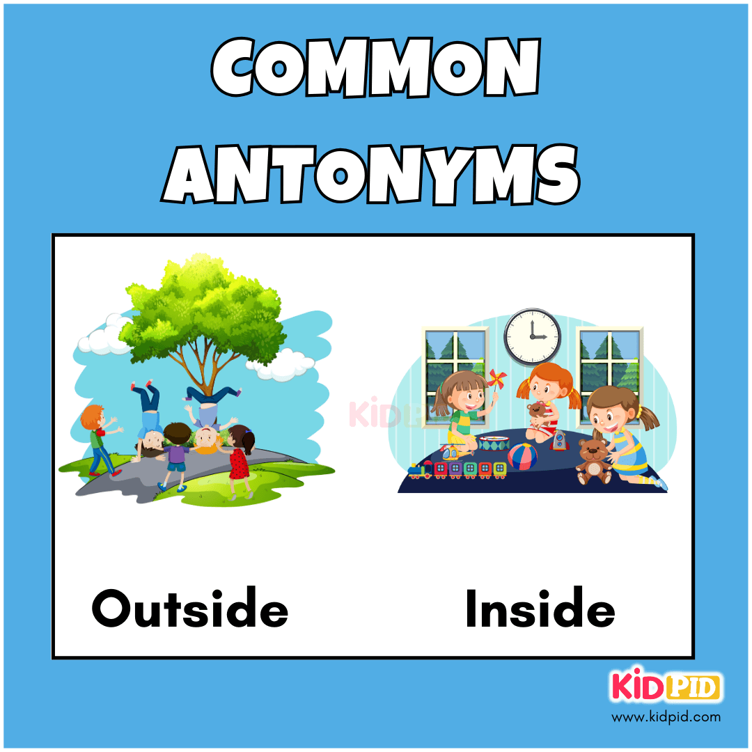Outside-inside-Common Antonyms