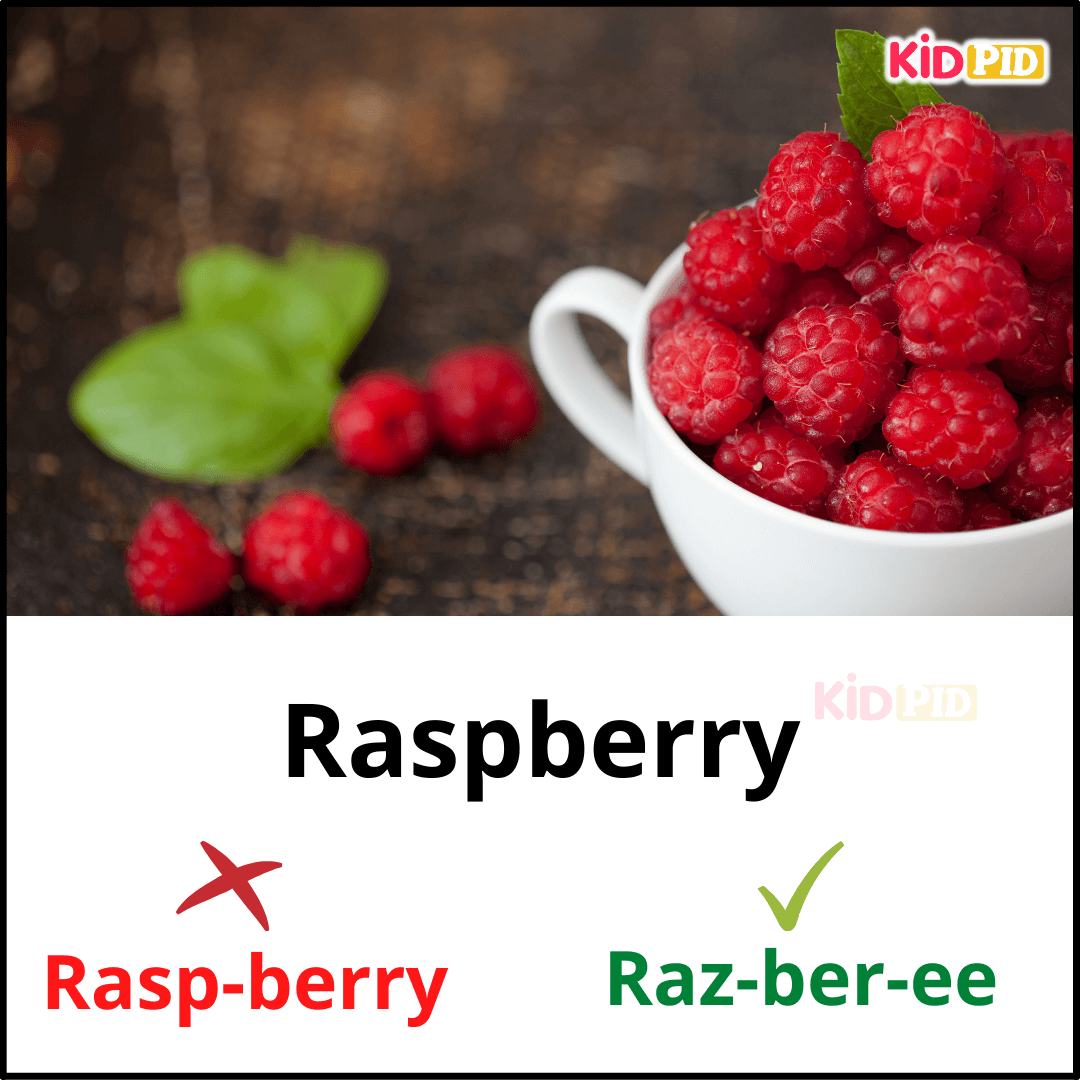 Raspberry-English Pronunciation Practice