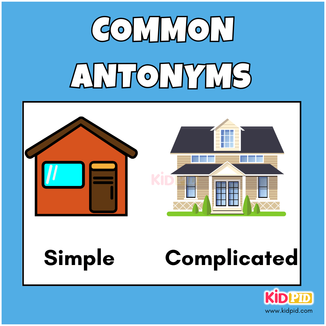 Simple-Complicated-Common Antonyms
