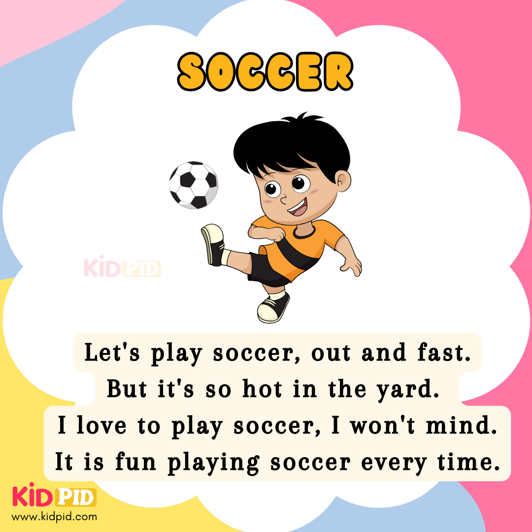 Soccer-Small Poems for Kids