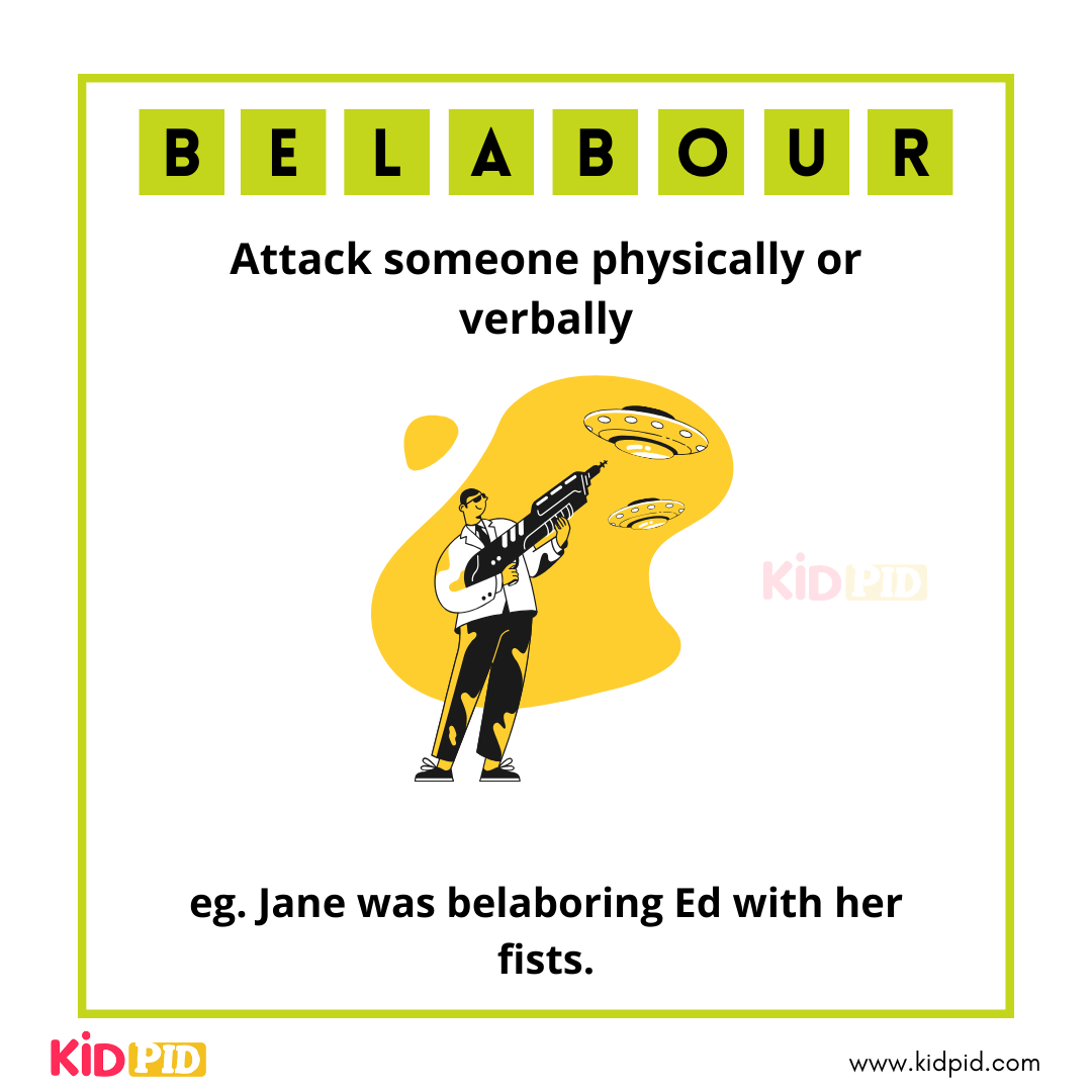 Belabour - Vocabulary