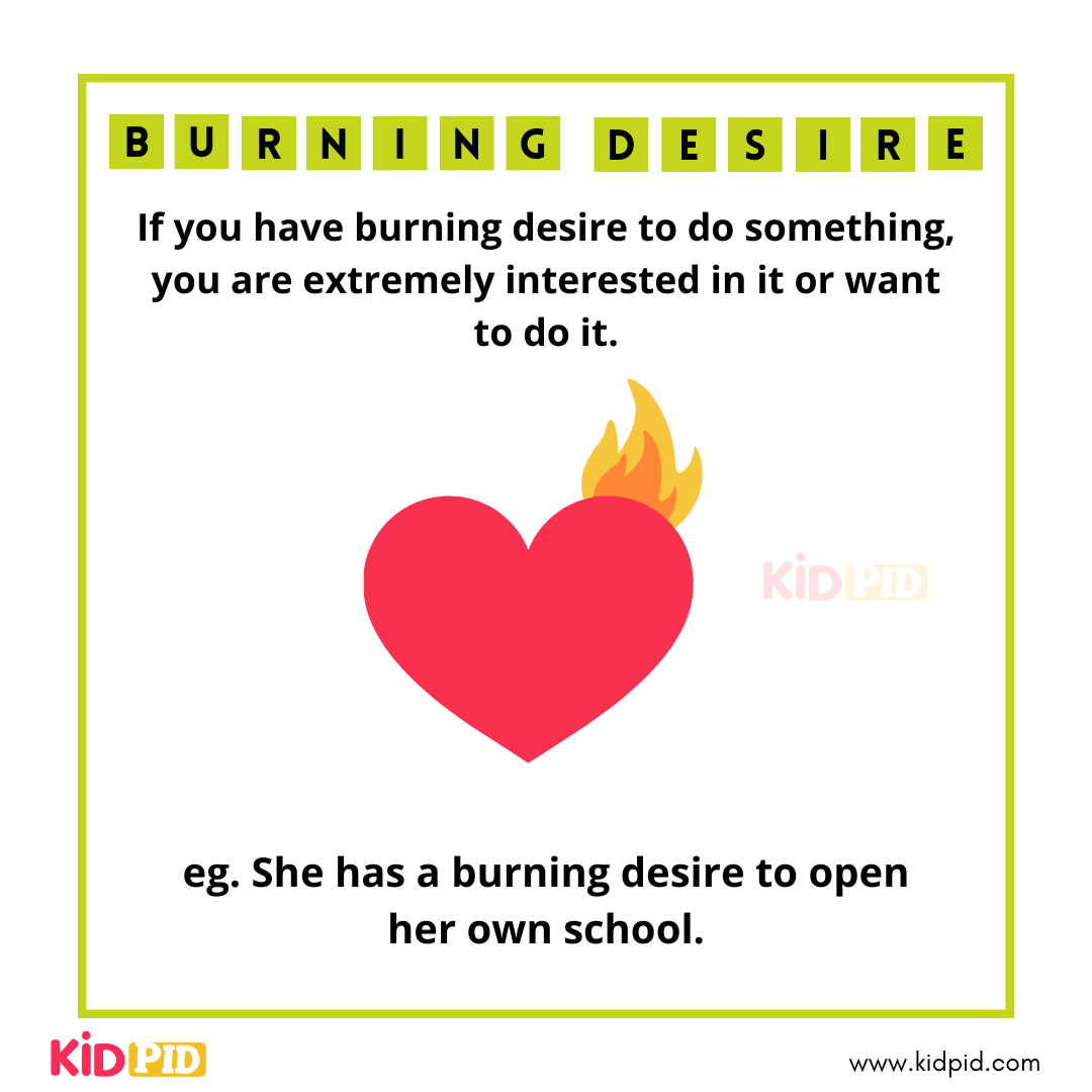 Burning Desire - Vocabulary