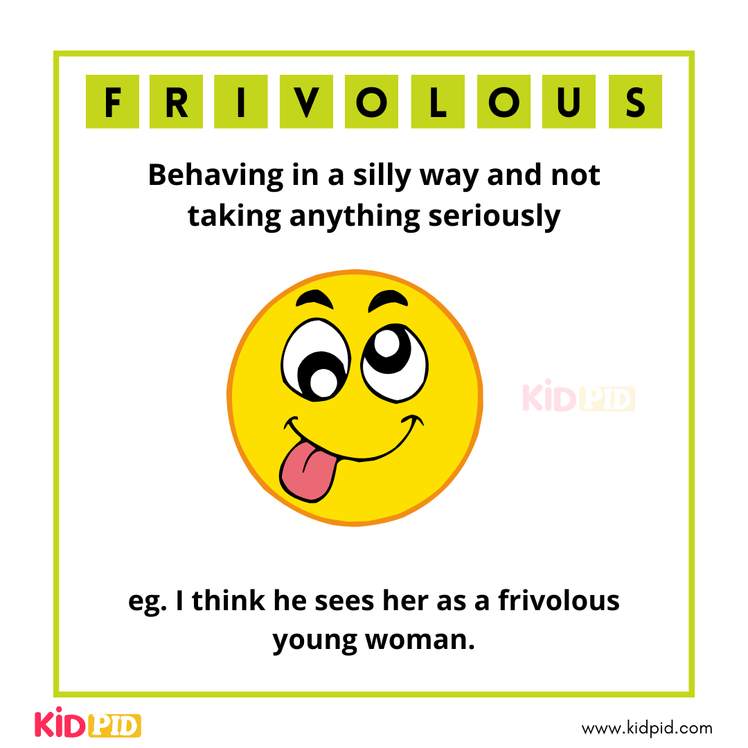 Frivolous - Vocabulary